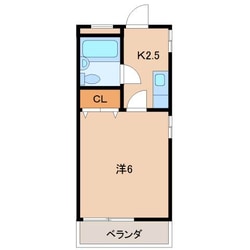 垣本ハイツⅡの物件間取画像